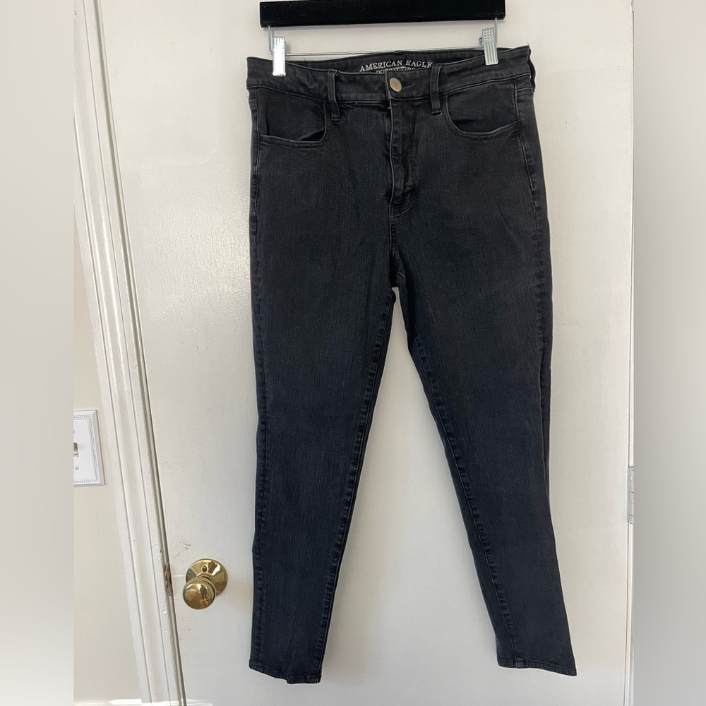 American Eagle Black Stretch Skinny Jeans